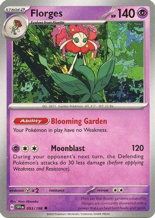 Image of Florges (093/198) [Scarlet & Violet: Base Set]