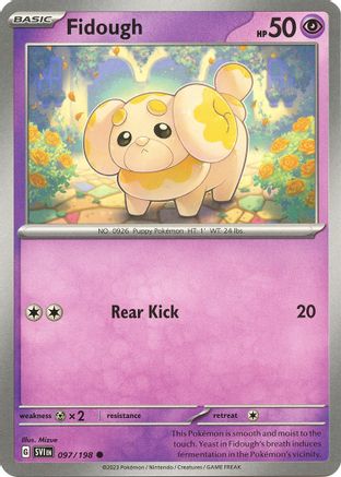 Image of Fidough (097/198) [Scarlet & Violet: Base Set]