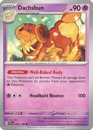 Image of Dachsbun (099/198) [Scarlet & Violet: Base Set]