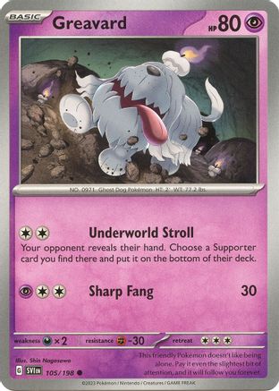 Image of Greavard (105/198) [Scarlet & Violet: Base Set]