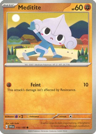 Image of Meditite (110/198) [Scarlet & Violet: Base Set]