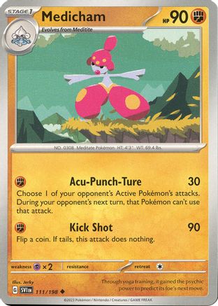 Image of Medicham (111/198) [Scarlet & Violet: Base Set]