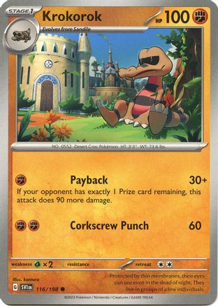 Image of Krokorok (116/198) [Scarlet & Violet: Base Set]