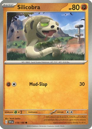 Image of Silicobra (119/198) [Scarlet & Violet: Base Set]