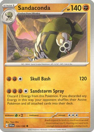 Image of Sandaconda (120/198) [Scarlet & Violet: Base Set]