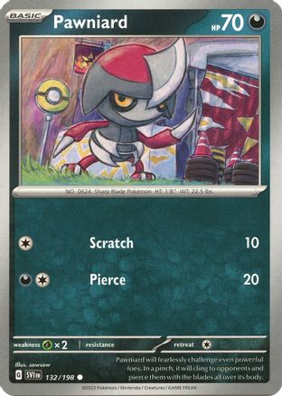 Image of Pawniard (132/198) [Scarlet & Violet: Base Set]