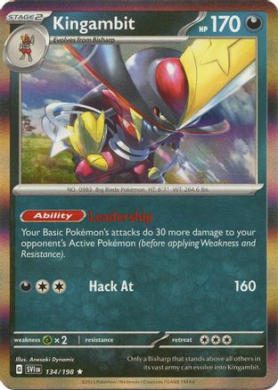 Image of Kingambit (134/198) [Scarlet & Violet: Base Set]