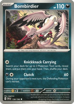 Image of Bombirdier (138/198) [Scarlet & Violet: Base Set]