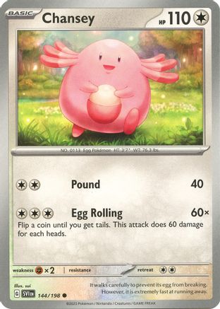 Image of Chansey (144/198) [Scarlet & Violet: Base Set]