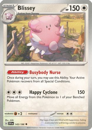 Image of Blissey (145/198) [Scarlet & Violet: Base Set]