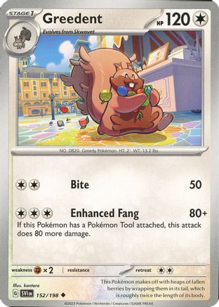 Image of Greedent (152/198) [Scarlet & Violet: Base Set]