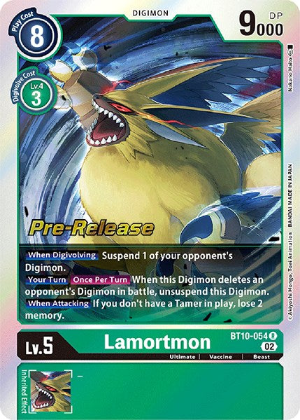 Image of Lamortmon [BT10-054] [Xros Encounter Pre-Release Cards]