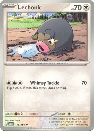 Image of Lechonk (156/198) [Scarlet & Violet: Base Set]