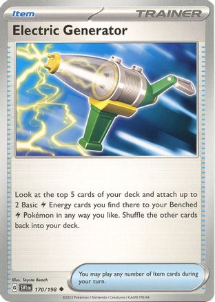 Image of Electric Generator (170/198) [Scarlet & Violet: Base Set]