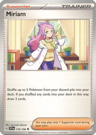 Image of Miriam (179/198) [Scarlet & Violet: Base Set]