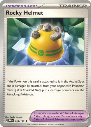 Image of Rocky Helmet (193/198) [Scarlet & Violet: Base Set]