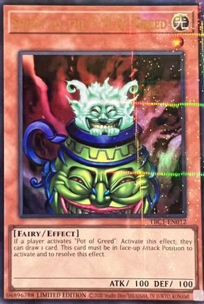 Image of Spirit of the Pot of Greed [TBC1-EN012] Ultra Rare