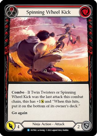Image of Spinning Wheel Kick (Red) [OUT062] (Outsiders)