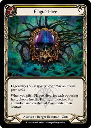 Image of Plague Hive [OUT000] (Outsiders)  Cold Foil