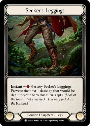 Image of Seeker's Leggings [OUT178] (Outsiders)  Rainbow Foil