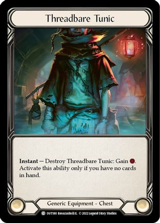 Image of Threadbare Tunic [OUT180] (Outsiders)  Rainbow Foil