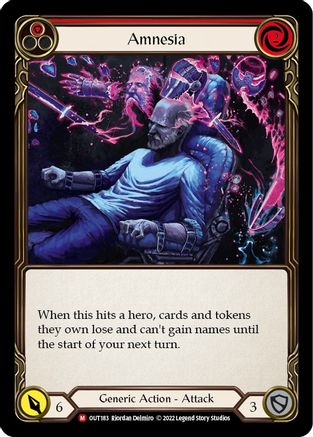 Image of Amnesia [OUT183] (Outsiders)  Rainbow Foil