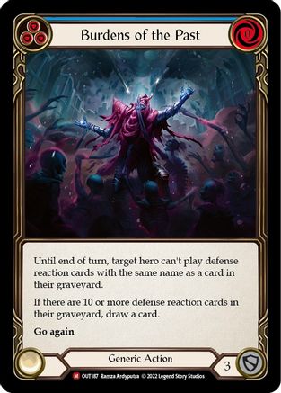 Image of Burdens of the Past [OUT187] (Outsiders)  Rainbow Foil