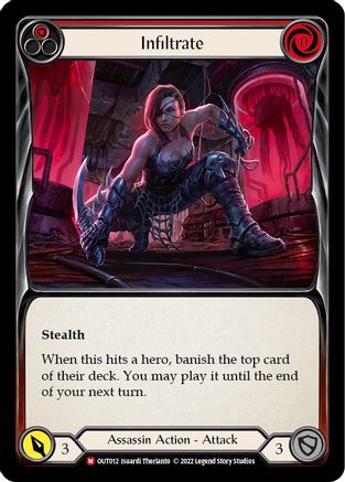 Image of Infiltrate [OUT012] (Outsiders)  Rainbow Foil