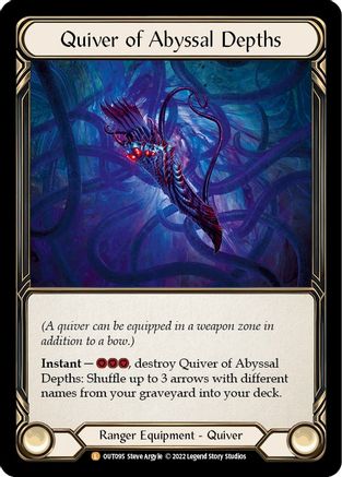 Image of Quiver of Abyssal Depths [OUT095] (Outsiders)  Rainbow Foil
