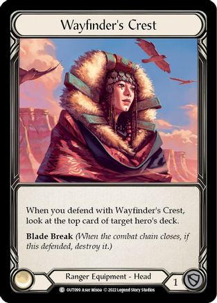 Image of Wayfinder's Crest [OUT099] (Outsiders)  Cold Foil