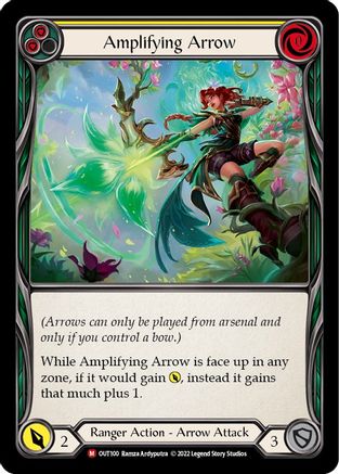 Image of Amplifying Arrow [OUT100] (Outsiders)  Rainbow Foil