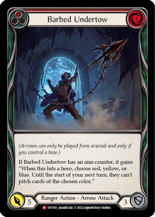 Image of Barbed Undertow [OUT101] (Outsiders)  Rainbow Foil