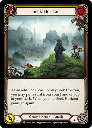 Image of Seek Horizon (Yellow) [OUT217] (Outsiders)