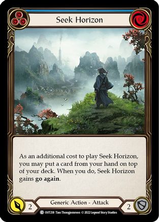 Image of Seek Horizon (Blue) [OUT218] (Outsiders)