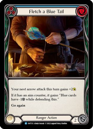 Image of Fletch a Blue Tail (Blue) [OUT111] (Outsiders)