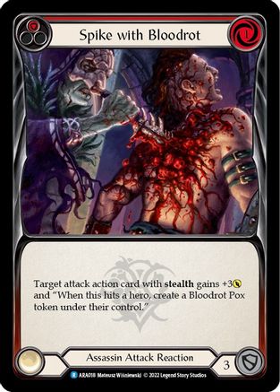 Image of Spike with Bloodrot [ARA018] (Outsiders Arakni Blitz Deck)