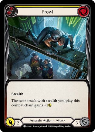 Image of Prowl (Yellow) [ARA021] (Outsiders Arakni Blitz Deck)