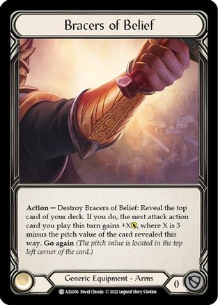 Image of Bracers of Belief [AZL006] (Outsiders Azalea Blitz Deck)