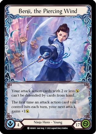 Image of Benji, the Piercing Wind [BEN001] (Outsiders Benji Blitz Deck)