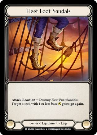 Image of Fleet Foot Sandals [BEN006] (Outsiders Benji Blitz Deck)
