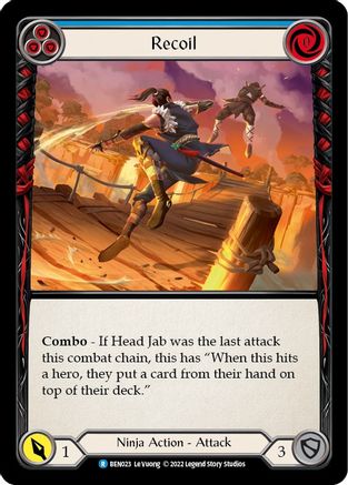 Image of Recoil (Blue) [BEN023] (Outsiders Benji Blitz Deck)