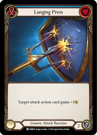Image of Lunging Press [BEN026] (Outsiders Benji Blitz Deck)