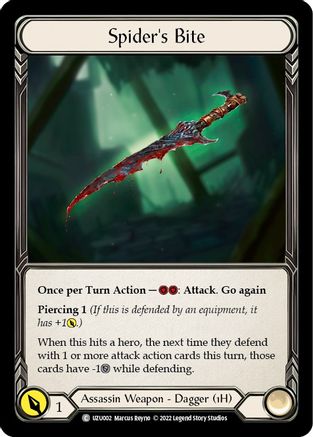 Image of Spider's Bite [UZU002] (Outsiders Uzuri Blitz Deck)