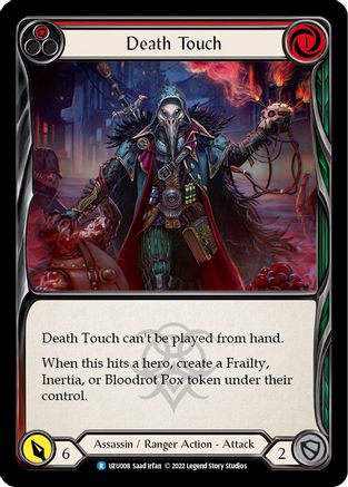 Image of Death Touch (Red) [UZU008] (Outsiders Uzuri Blitz Deck)