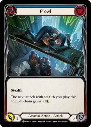 Image of Prowl (Blue) [UZU023] (Outsiders Uzuri Blitz Deck)