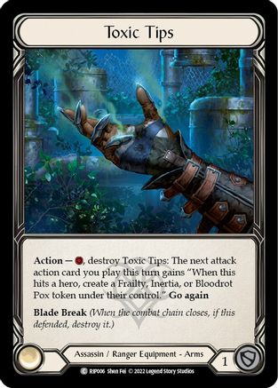 Image of Toxic Tips [RIP006] (Outsiders Riptide Blitz Deck)