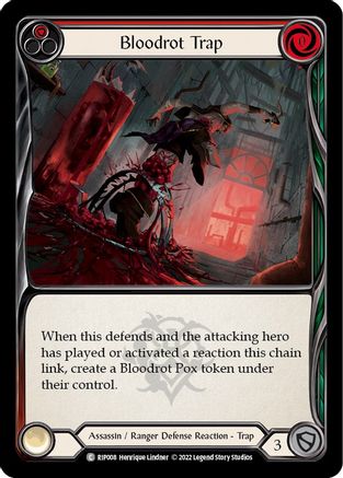 Image of Bloodrot Trap (Red) [RIP008] (Outsiders Riptide Blitz Deck)