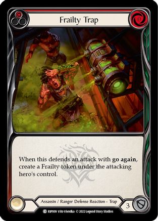 Image of Frailty Trap (Red) [RIP009] (Outsiders Riptide Blitz Deck)