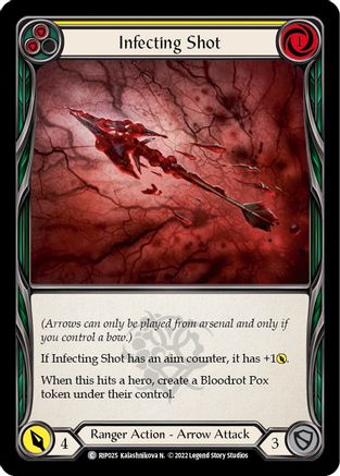 Image of Infecting Shot (Yellow) [RIP025] (Outsiders Riptide Blitz Deck)