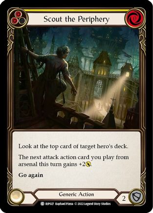 Image of Scout the Periphery (Yellow) [RIP027] (Outsiders Riptide Blitz Deck)